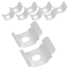 THEONE HOMEDECO 窗簾軌道可調式卡扣 小5入 + 大5入組, 白色, 1套