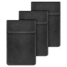 磁吸式帳單夾, 黑色, 3個