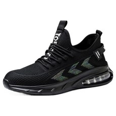 Elsso 男款氣墊涼感網眼工作鞋