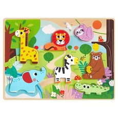 TOOKY TOY 拓客 野生動物園立體拼圖, 1個, 選擇選項
