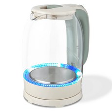 셰프라인 크리스탈 유리 전기 포트 1.8L, EK8203