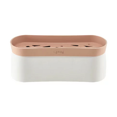 LeKue 義大利麵蒸煮盒 白金矽膠 微波料理 懶人料理 1.5L, 28cm, 褐色, 1個