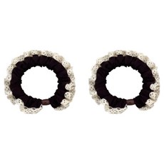 디멜디 레이스 포니테일 프릴 고무줄 2p