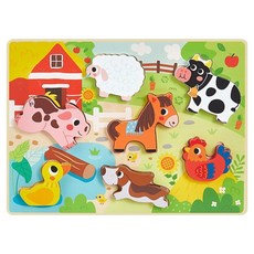 TOOKY TOY 拓客 農場立體拼圖, 1個, 單品, 選擇選項