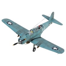 ACADEMY HOBBY MODEL KITS 12350 1/48 美國海軍SB2U-3中途島海戰戰鬥機玩具, 1個