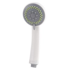 水電大叔 四段細緻噴霧蓮蓬頭, 1個, 白色 + 灰色