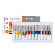 迪馬斯特 專業用壓克力顏料, 12色, 12ml