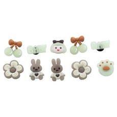 ICores 夜光室內鞋配件 10種組, 1組, 混色