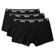 HUGO BOSS 男士棉質彈性四角褲3件組 50