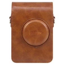 FUJIFILM 富士 instax Mini Evo 直立式相機包 亮棕色, 單一商品, 1個