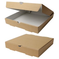 Bloom at home 牛皮紙方形披薩盒 30.5 x 30.5 x 4.5 cm, 單一顏色, 10個