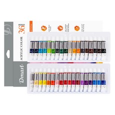 디마스트 아크릴 물감 전문가용, 12ml, 36색