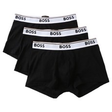 HUGO BOSS 男款彈性棉四角褲 3入組