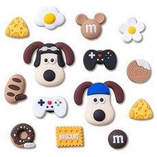 신발꾸미기 파츠 강아지 14종 세트, 혼합색상, 1세트