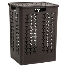 Nature Living Modern Daily 葉子造型洗衣籃 1個, 摩卡棕