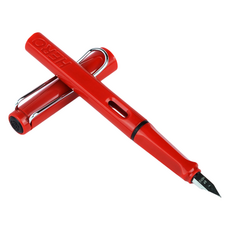 Miso-roun 附墨水鋼筆, EF, 紅色(藍綠色)