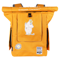 Dogismile DS 後背包 聯名款 姆明名卷頂寵物合作系列背包 大容量卷頂寵物背包 牛津布材質 貓狗等小型寵物適用, 橘色, 1個, 43 x 33 x 20cm