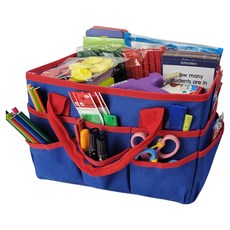 City Company多功能多口袋帆布畫具包 藍色