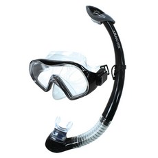 arakhan 成人用 W2 浮潛套組 23SK, 黑色