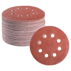 OON 원형 사포 샌딩 페이퍼 8홀 1500방 125mm, 50개