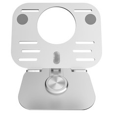 DRGO 鋁製360度便攜式平板電腦支架, 銀色, TM360, 1個