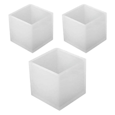 Fix9 迷你樹脂模具 正方體 50mm 3入, 單一顏色