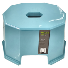 HOUSE 好室喵 超止滑PP椅 280x190x186mm 承重100公斤, 小, 藍色, 1個