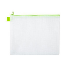 Lan CHYn 連勤牌文具 PEVA 環保無毒夾網袋, 1個, A4