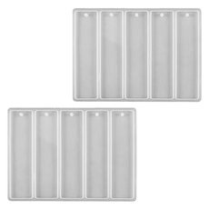 Fix9 藝術樹脂模具 長方形 大號 2入, 單一顏色