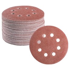 OON 圓形砂紙 打磨砂紙 8孔 2000號 125mm, 50個
