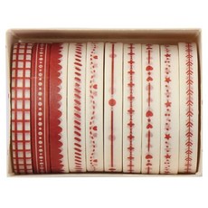 셀링뉴 아트스핀 울타리 다꾸 마스킹 종이 테이프 10종 세트 5mm x 2m, 사랑, 1세트