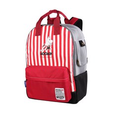 Dogismile DS 透氣後背包 聯名款 建議載重小於7公斤 左右兩側透氣網背部, 1個, 43 x 32 x 18cm, 條紋