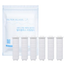 FILTER KLASS Nature Living Mulssen蓮蓬頭適用除鏽濾芯, 無香味, 6個