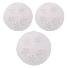 Fix9 5孔花朵樹脂模具 3入, 單色