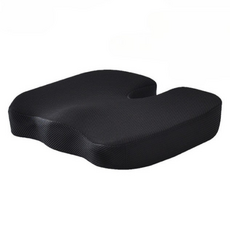 Lumiere d'or 記憶棉椅子坐墊, 黑色