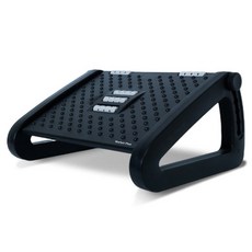 마켓플랜 6단 높이조절 지압 발 받침대, 블랙