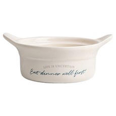 Syracuse CHINA Letter 雙耳湯碗 16cm, 1個, 海軍藍