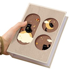 Allode Nero的日常相簿 13.9 x 18.6 cm, 100張, TYPE02 月亮與黑貓