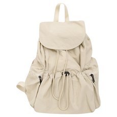 소리달 여성용 브랜 무지 스트링 복조리 백팩