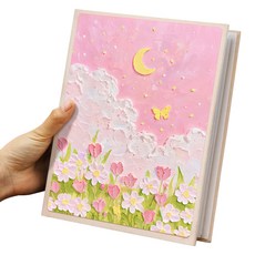 Allode 色彩圖案粉彩相簿 13.9 x 18.6 cm, 100張, TYPE06 粉紅天空