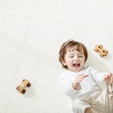 꿈비 리코코 황변방지 TPU 퍼즐매트 100 x 100 x 2 cm, 페일스톤, 4개, 사이드