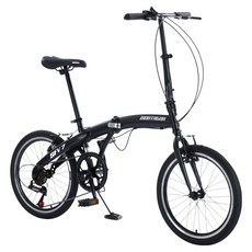 몬타그나 7단 접이식 미니벨로 자전거 SFV7, 블랙, 153cm, 1개