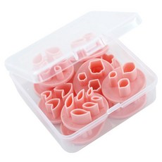 B Home Baking 花朵造型火腿起司模具10件組, 1套, 單一顏色