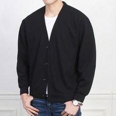 The Mind 男款素色基本款針織CS鈕扣開襟衫