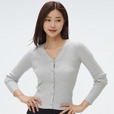 SPAO 女款柔軟紗線修身羅紋針織開襟衫 SPCKF23W12