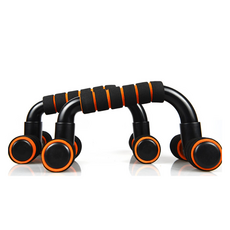 Healthy Dot H型伏地挺身架 2入, 橘色, 單一商品