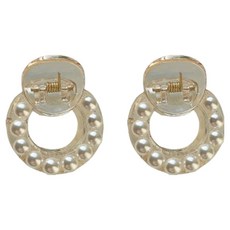 디멜디 인조 진주 집게핀 반머리 헤어고정 미니집게 2p