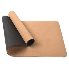 Savina 軟木防滑居家訓練瑜珈墊, 1個, 混合色