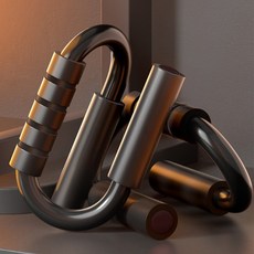 헬씨닷 S型伏地挺身架 2入, 黑色, 單一商品