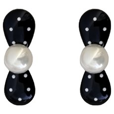 디멜디 미니 리본 머리핀 옆머리고정 헤어집게 2p